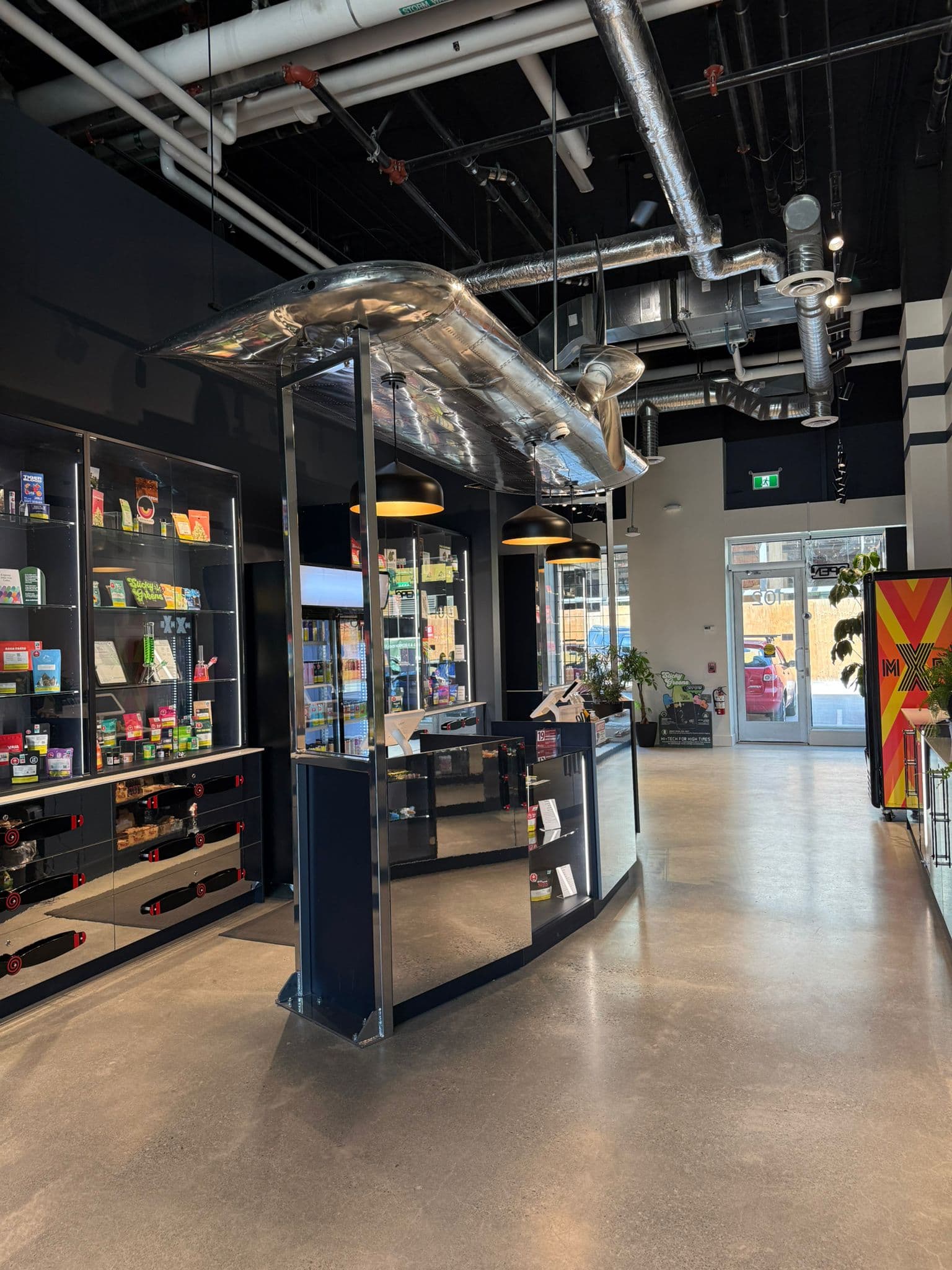 Cannabis Co product shelves
